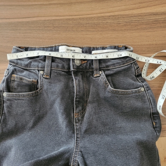 COTTON ON Women's Black Wash Stretch Bootleg Jean Size 0 - Picture 3 of 9